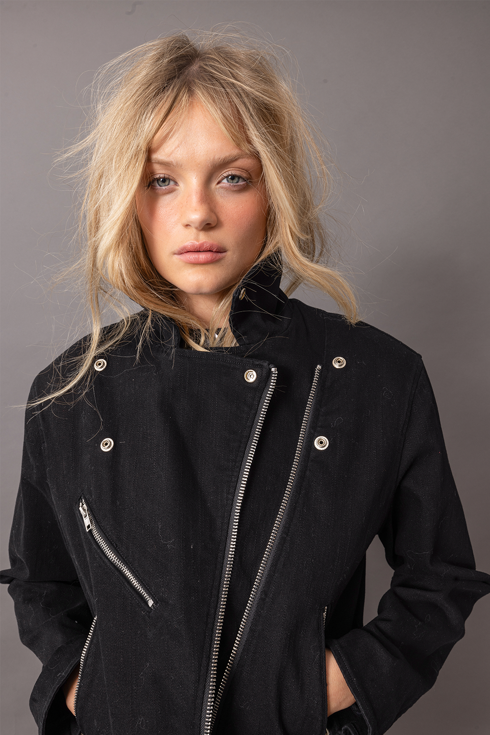 Babe A Licious Biker Jacket - Black