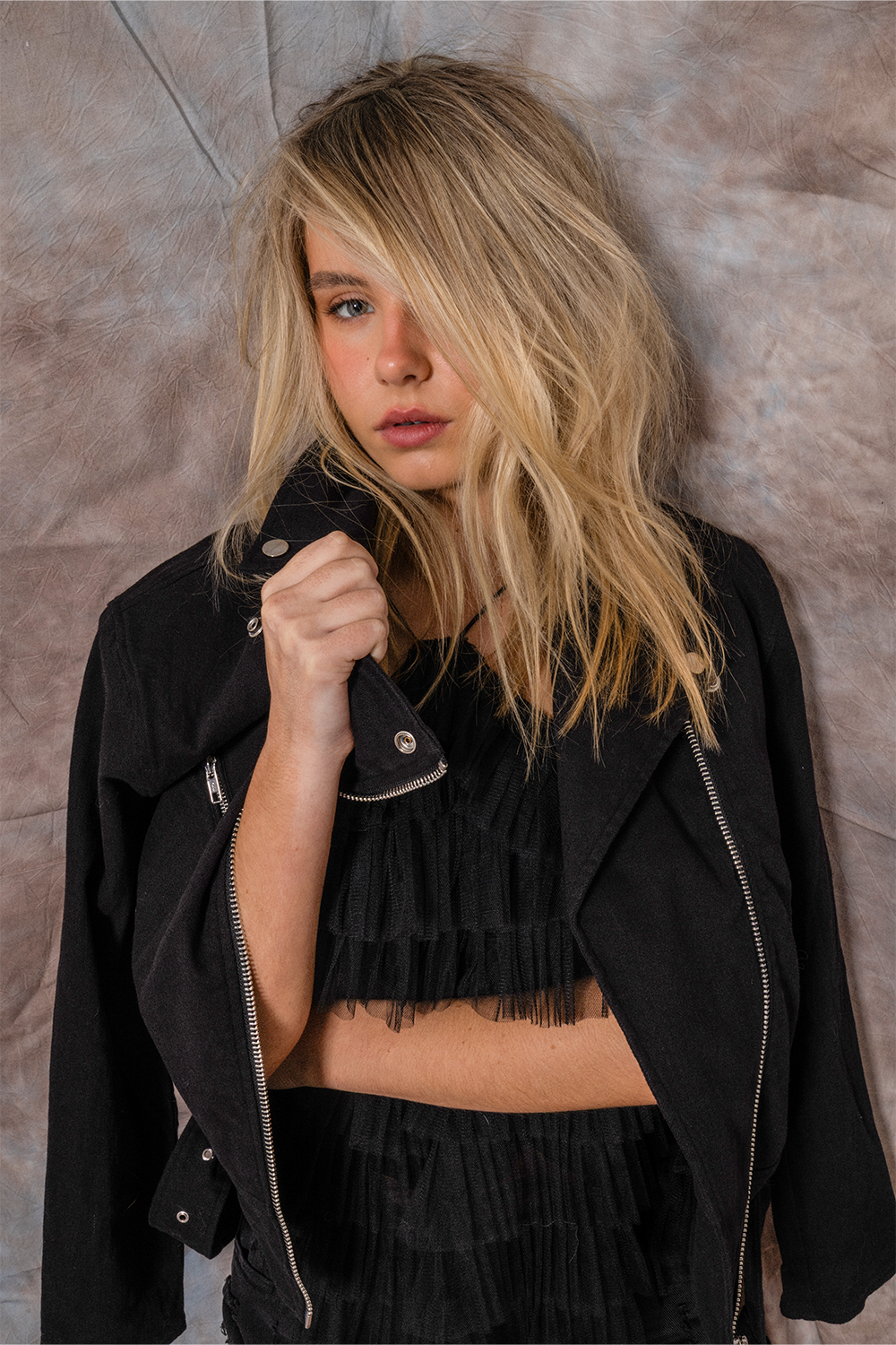 TUTU WATERLILY TOP - BLACK