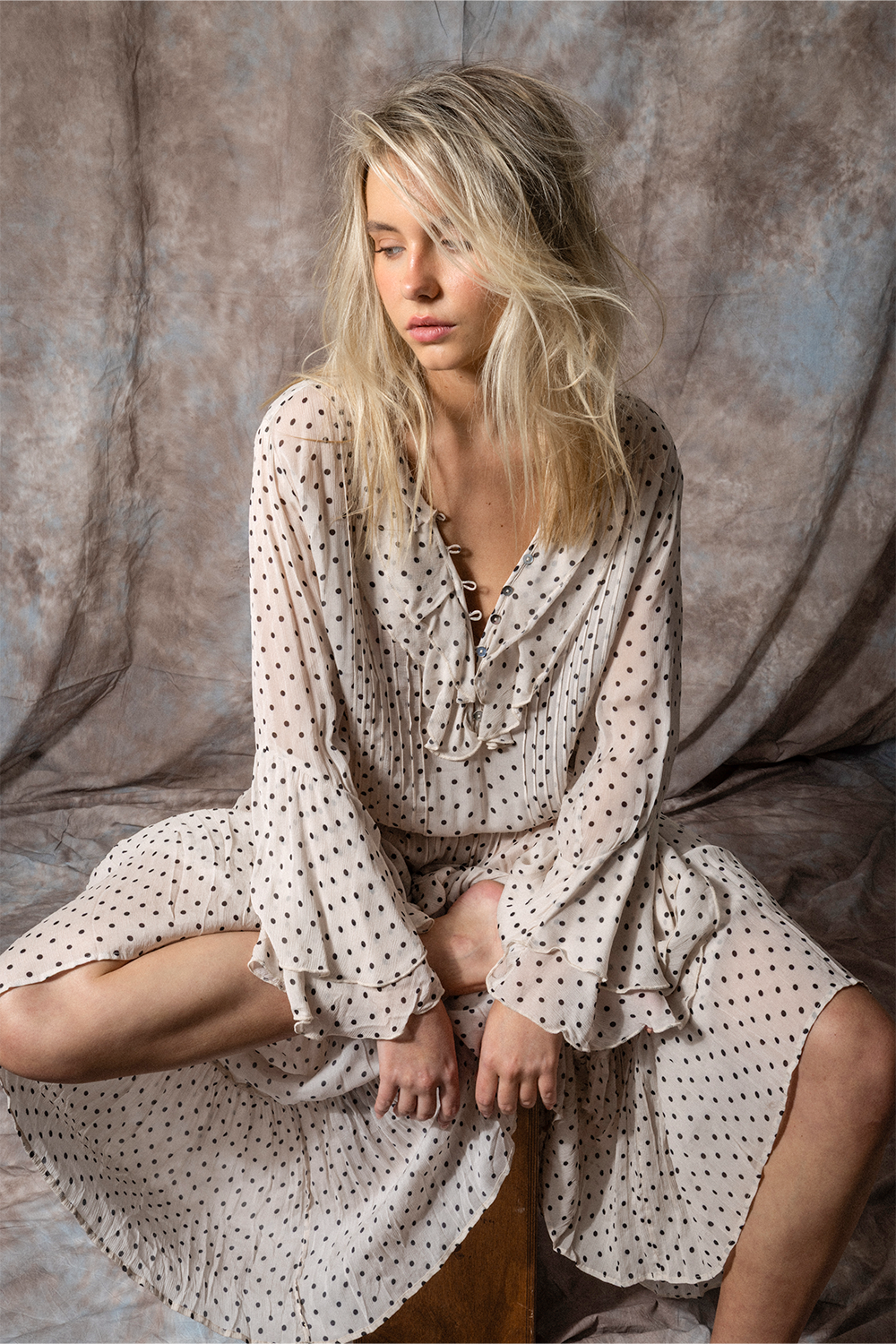 SATC MAXI DRESS - POLKA DOT