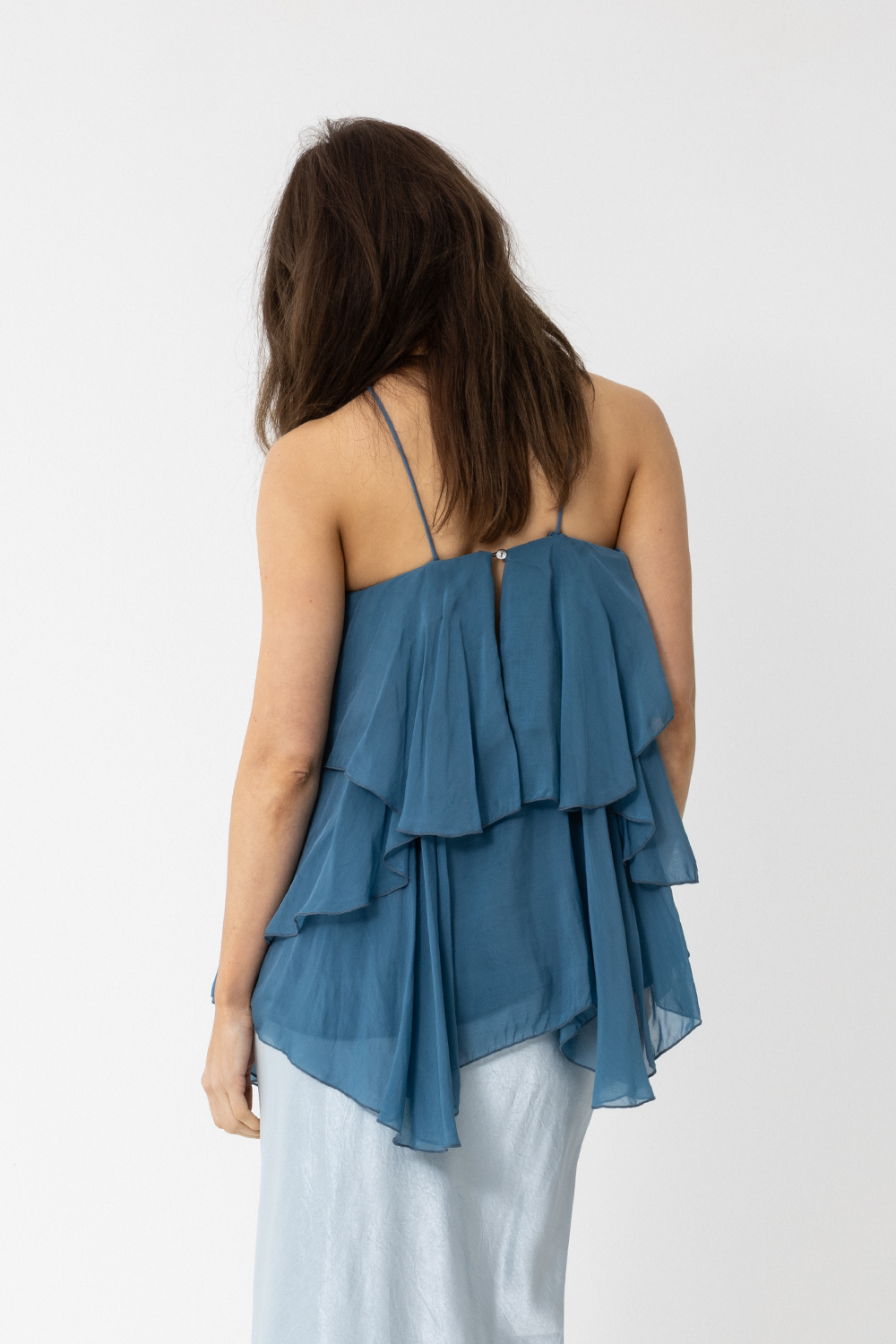 EMPIRE TOP - LAGOON BLUE