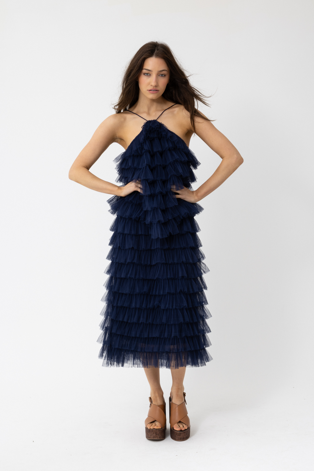 SET 1 - MIDI TUTU & WATERLILY TUTU TOP in FRENCH NAVY | BLACK FRIDAY EXCLUSIVE!