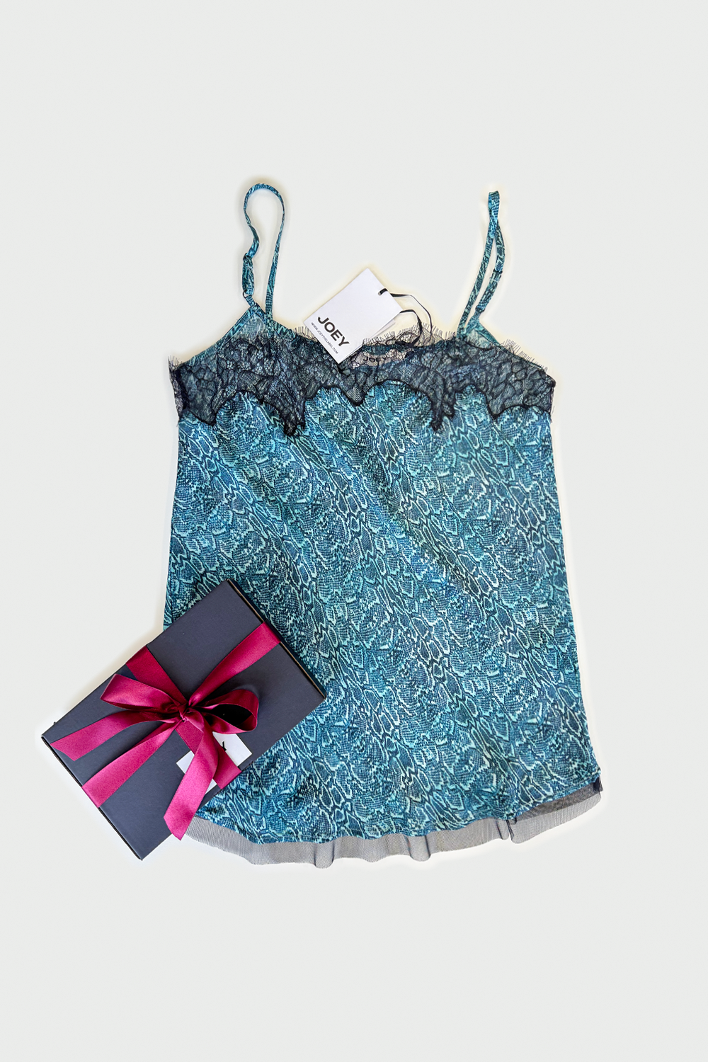 5TH AVE CAMI - AQUA - SPECIAL GIFT BOX