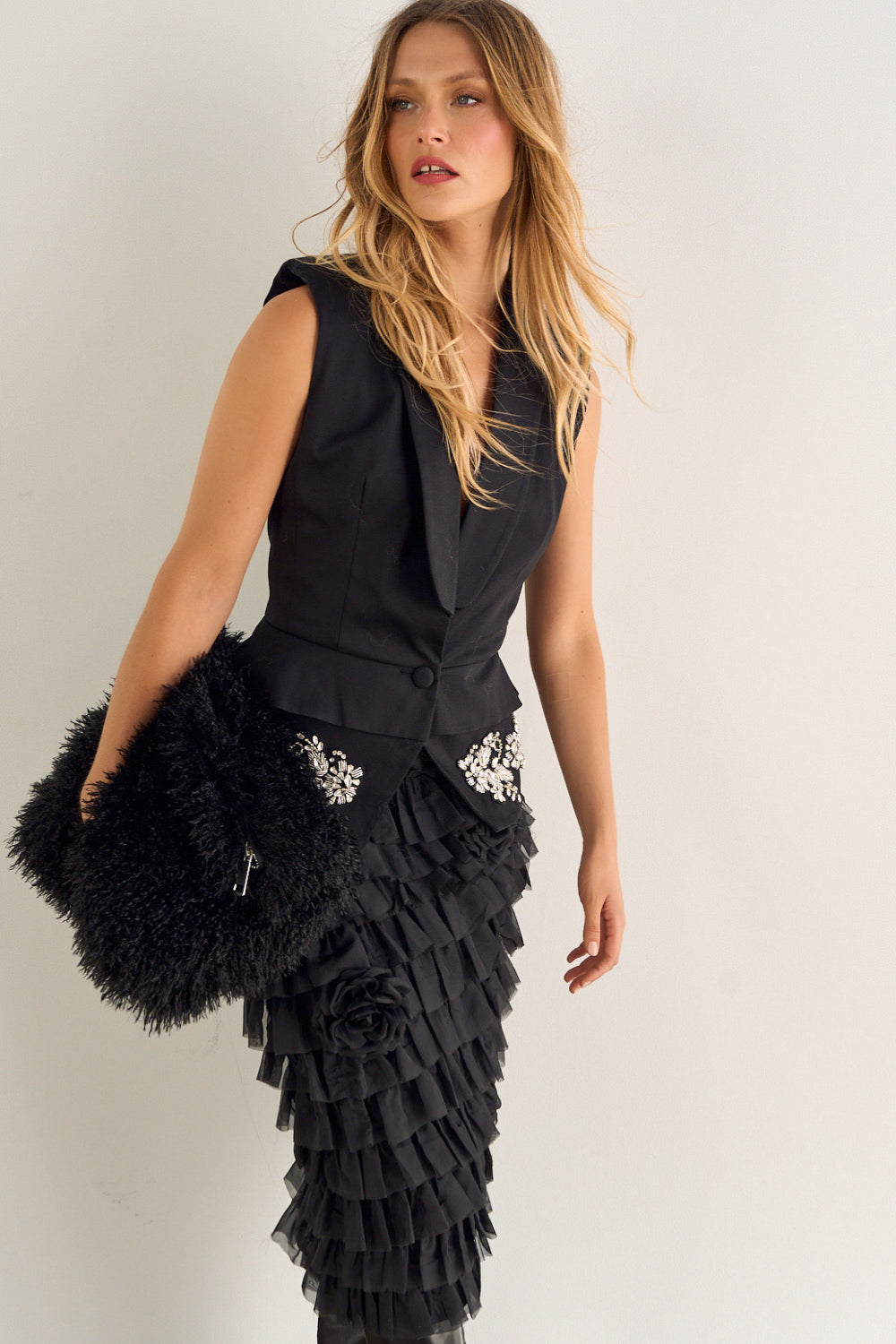 DIAMONDS R FOREVER GILET - BLACK *Limited Preorder Exclusive $349