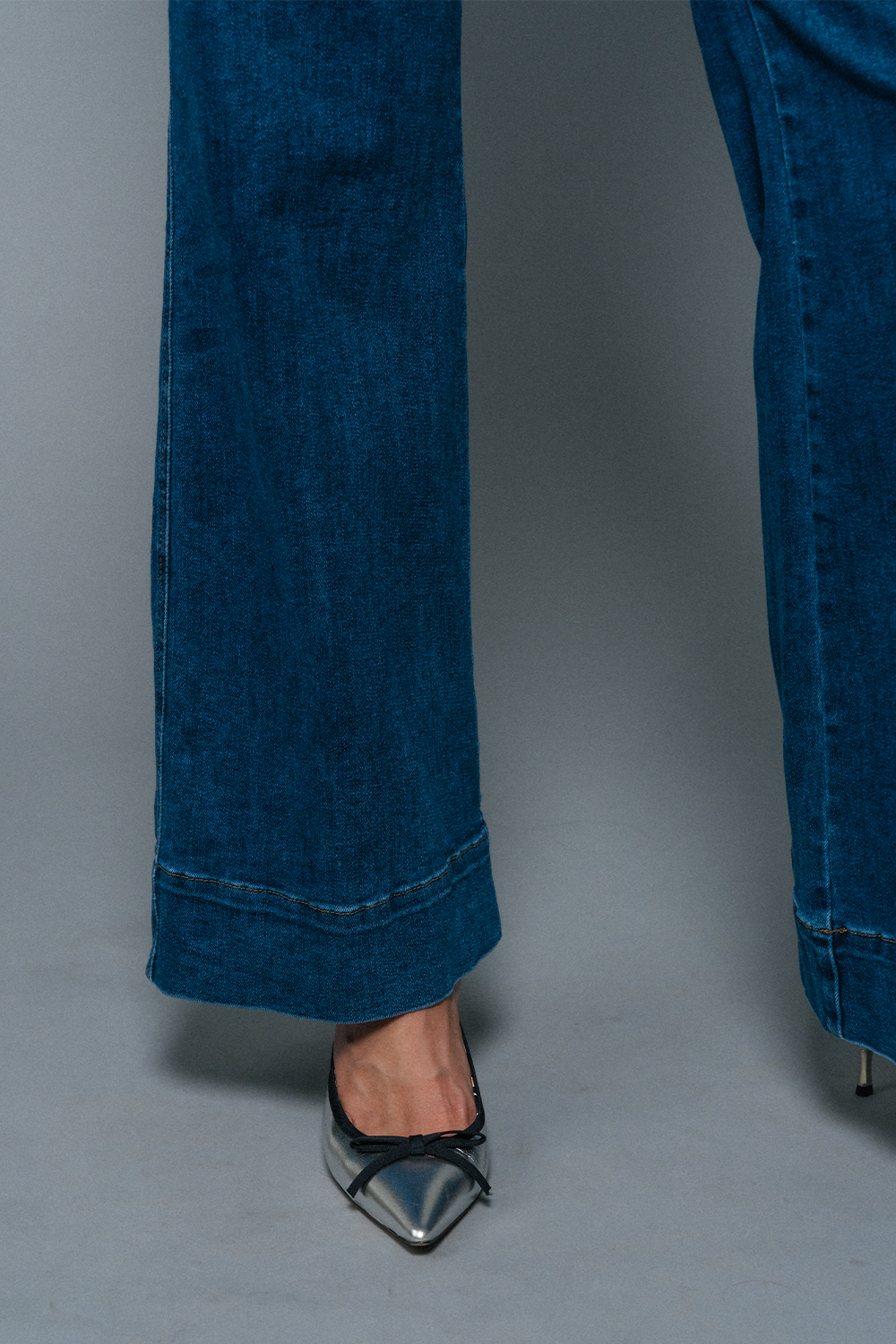 Helena High-Rise Wide Leg Jean - Mode Blue