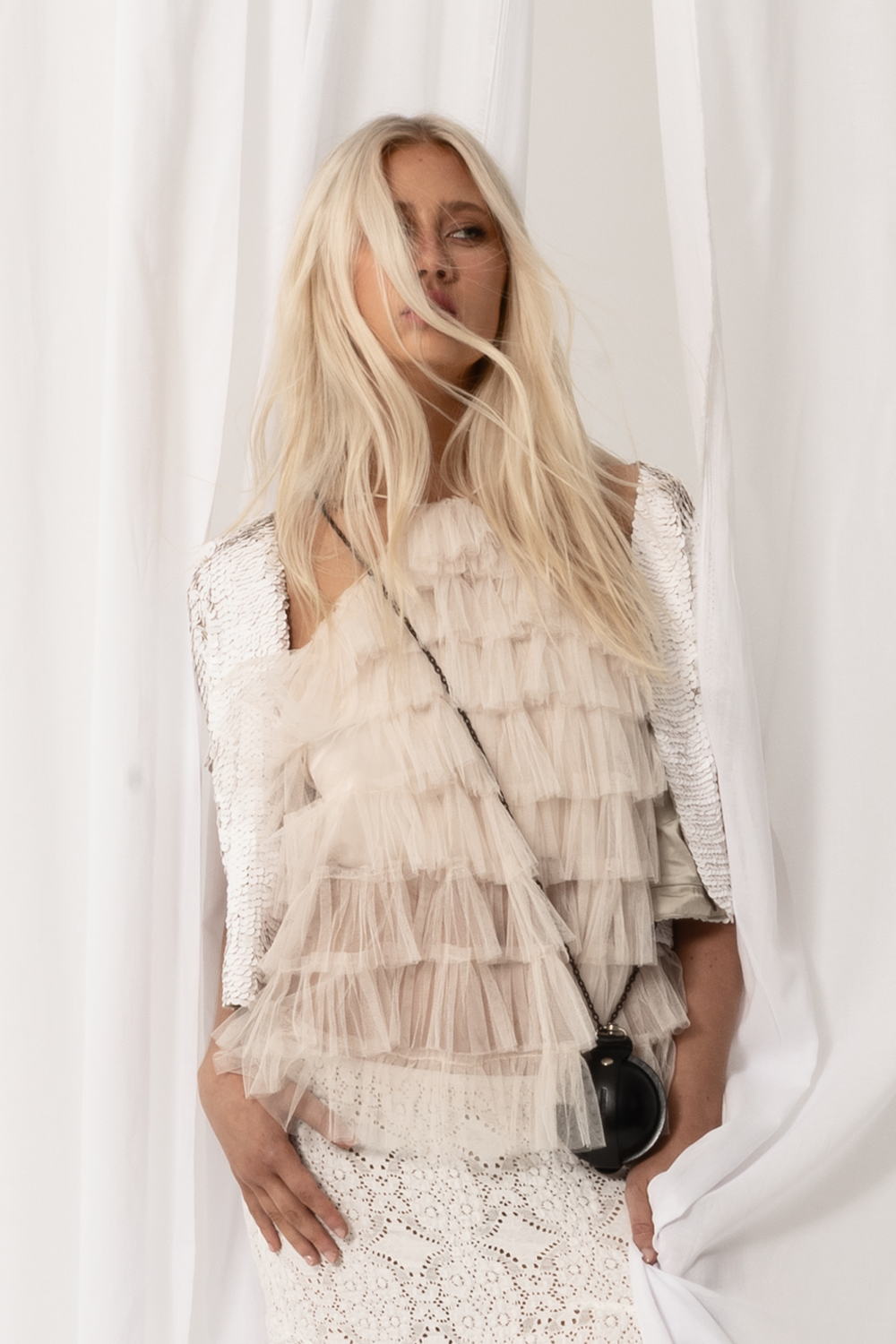 TUTU WATERLILY TOP - SAND