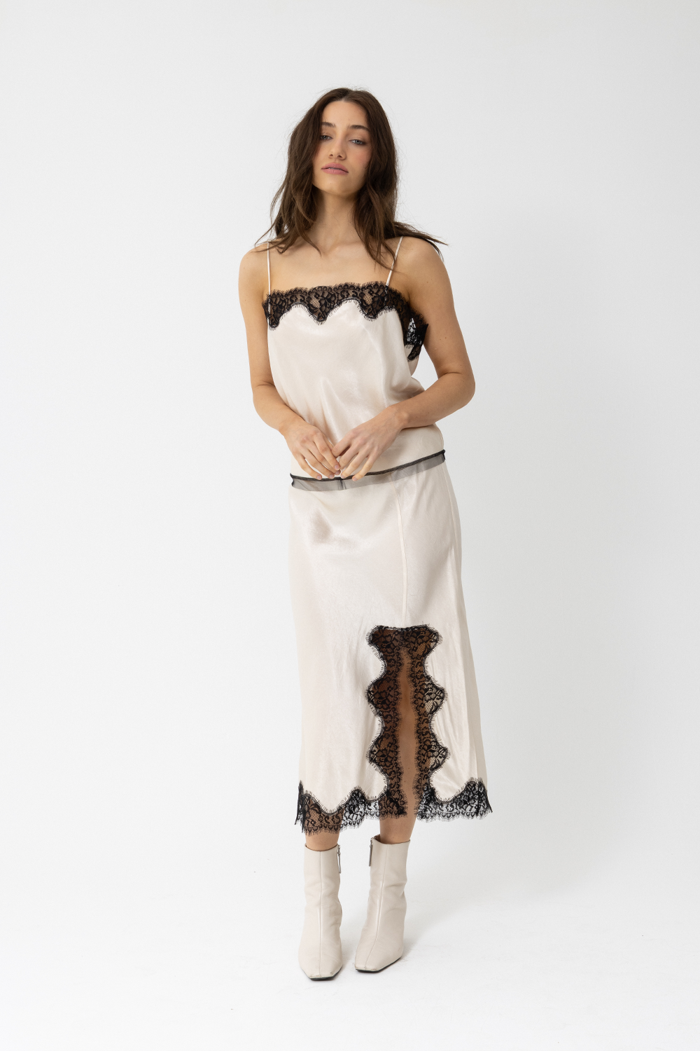 5TH AVE SKIRT - CREME