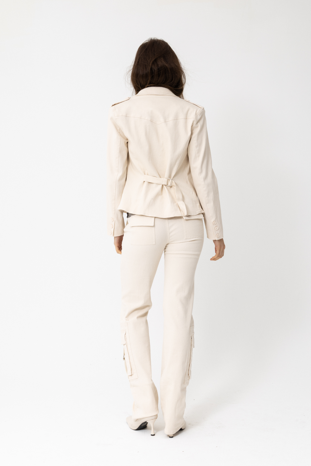 Lover Cargo Jacket, Beige Sand - JOEY the label