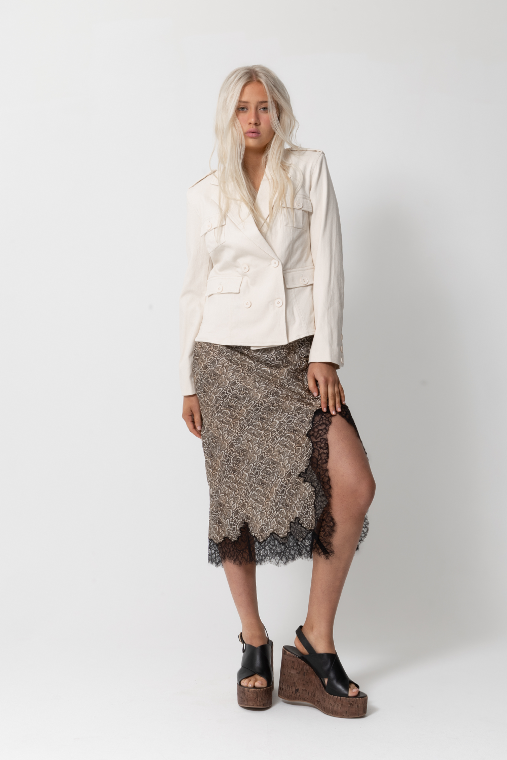 Lover Cargo Jacket, Beige Sand - JOEY the label