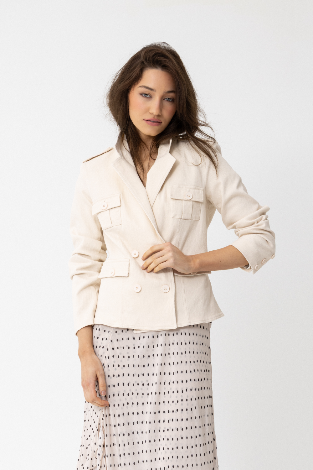 LOVER CARGO JACKET - SAND