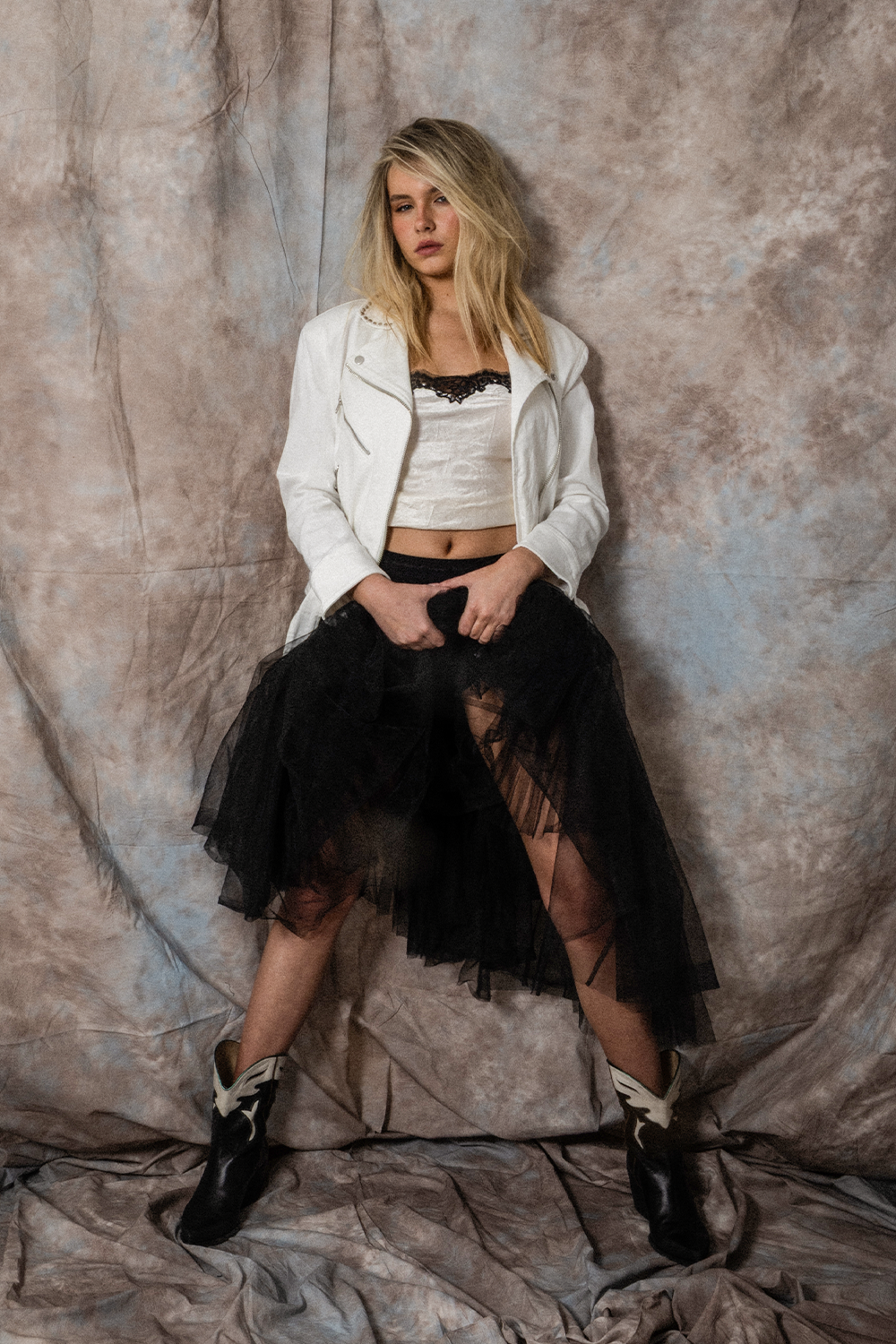 SET 1 - BLACK : The New MIDI TUTU and WATERLILY TUTU TOP in BLACK - Nearly HALF PRICE! Preorder Only for Black Friday Delivery!