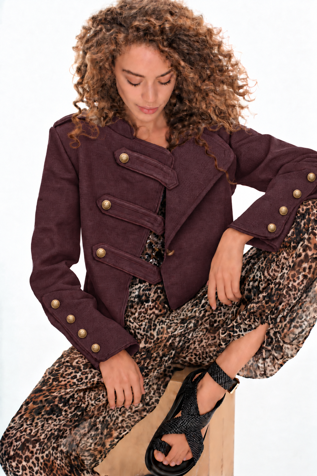 THE LONE RANGER JACKET - Aubergine