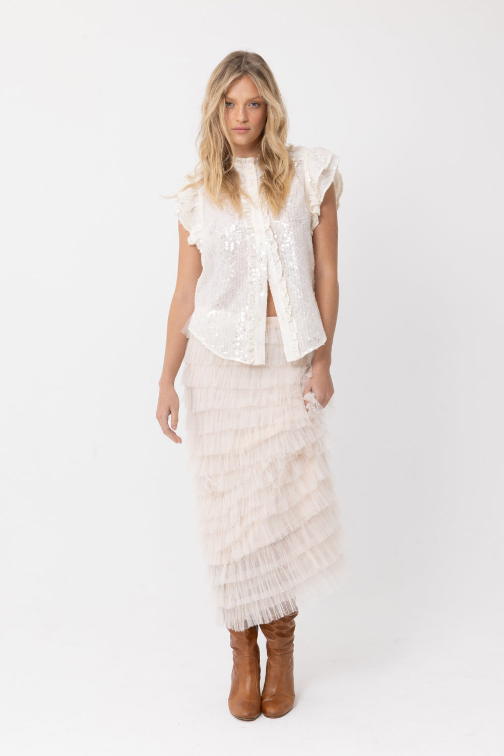 LAYER SAND TUTU SKIRT