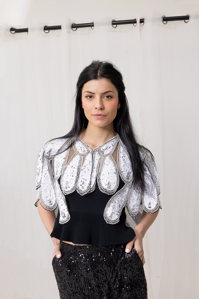 Sequinned Capelet