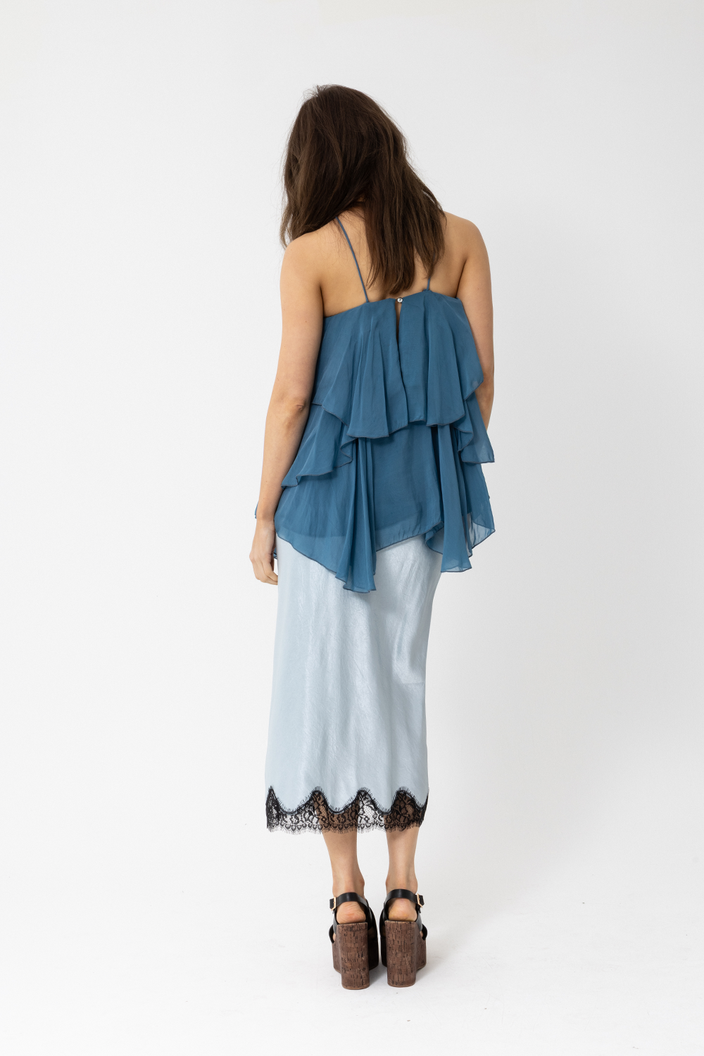 5TH AVE SKIRT - SKY BLUE - SPECIAL GIFT BOX