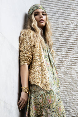 'WONDERLAND' Jacket - GOLD ***FINAL SALE